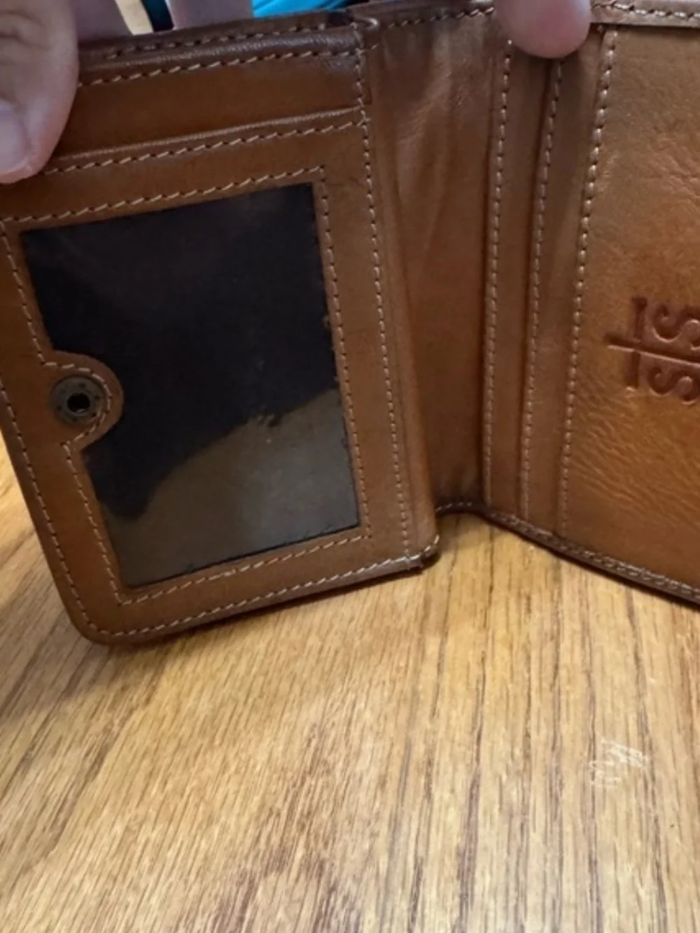 STS Ranchwear Brown Leather Studded Western Wallet - Picture 4 of 6